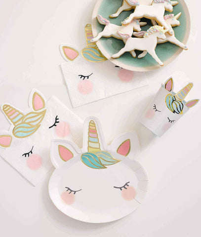 We Heart Unicorns Face Napkins