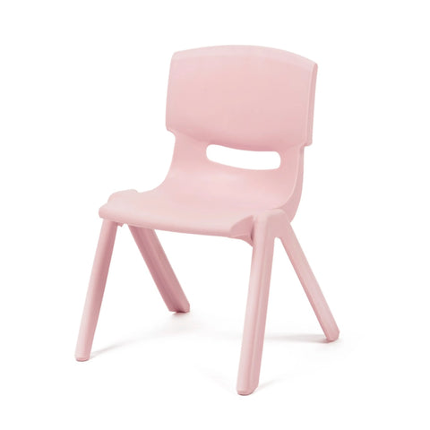 ice pink kids chair side view