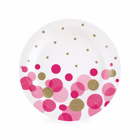 Pink So Hot Dessert Plate