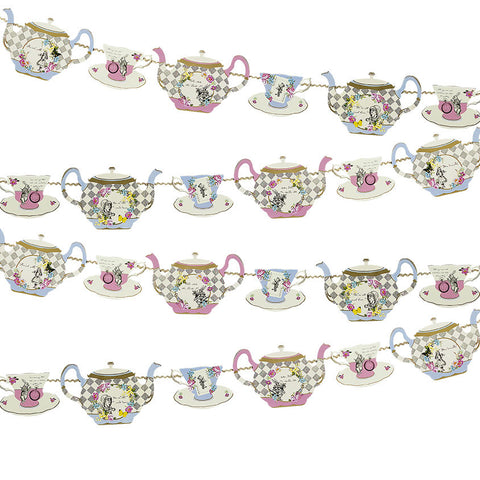 Truly Alice teapot Bunting