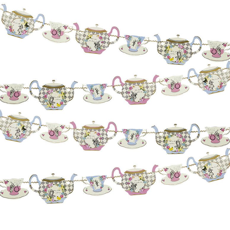 Truly Alice teapot Bunting