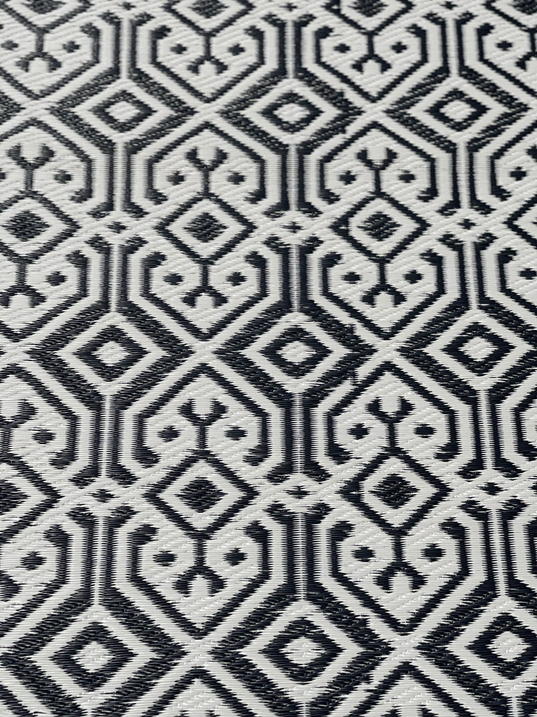 Outdoor picnic Mat - Black/White (For Hire)