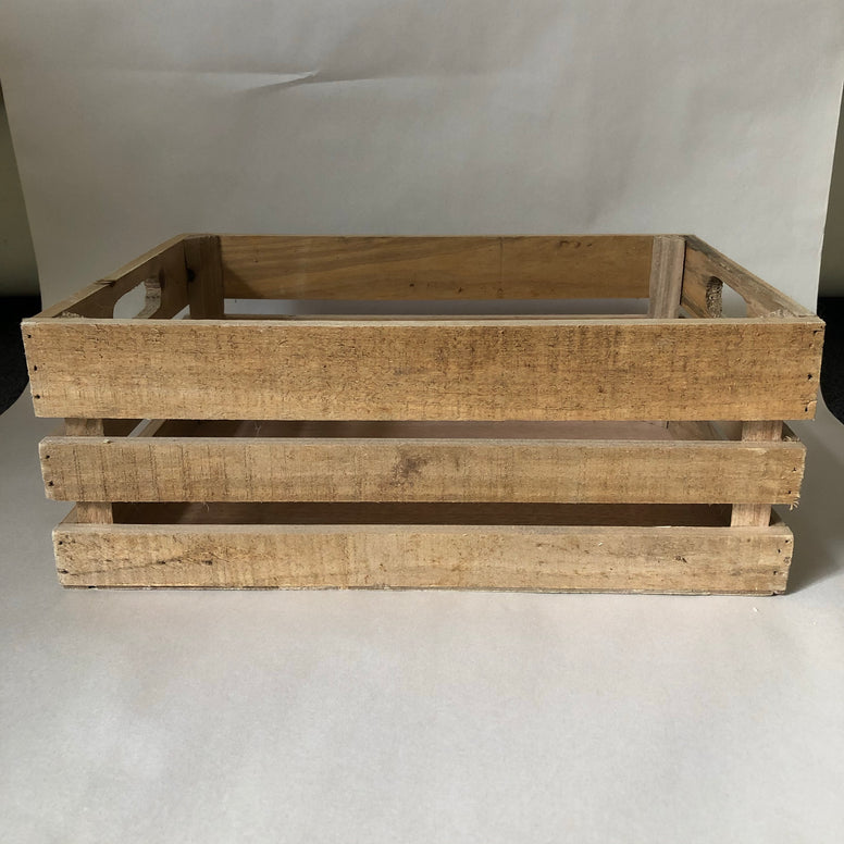 Wooden Box - Natural Slat (For Hire)